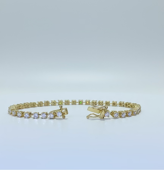 Diamond Tennis Bracelet 3.02ct