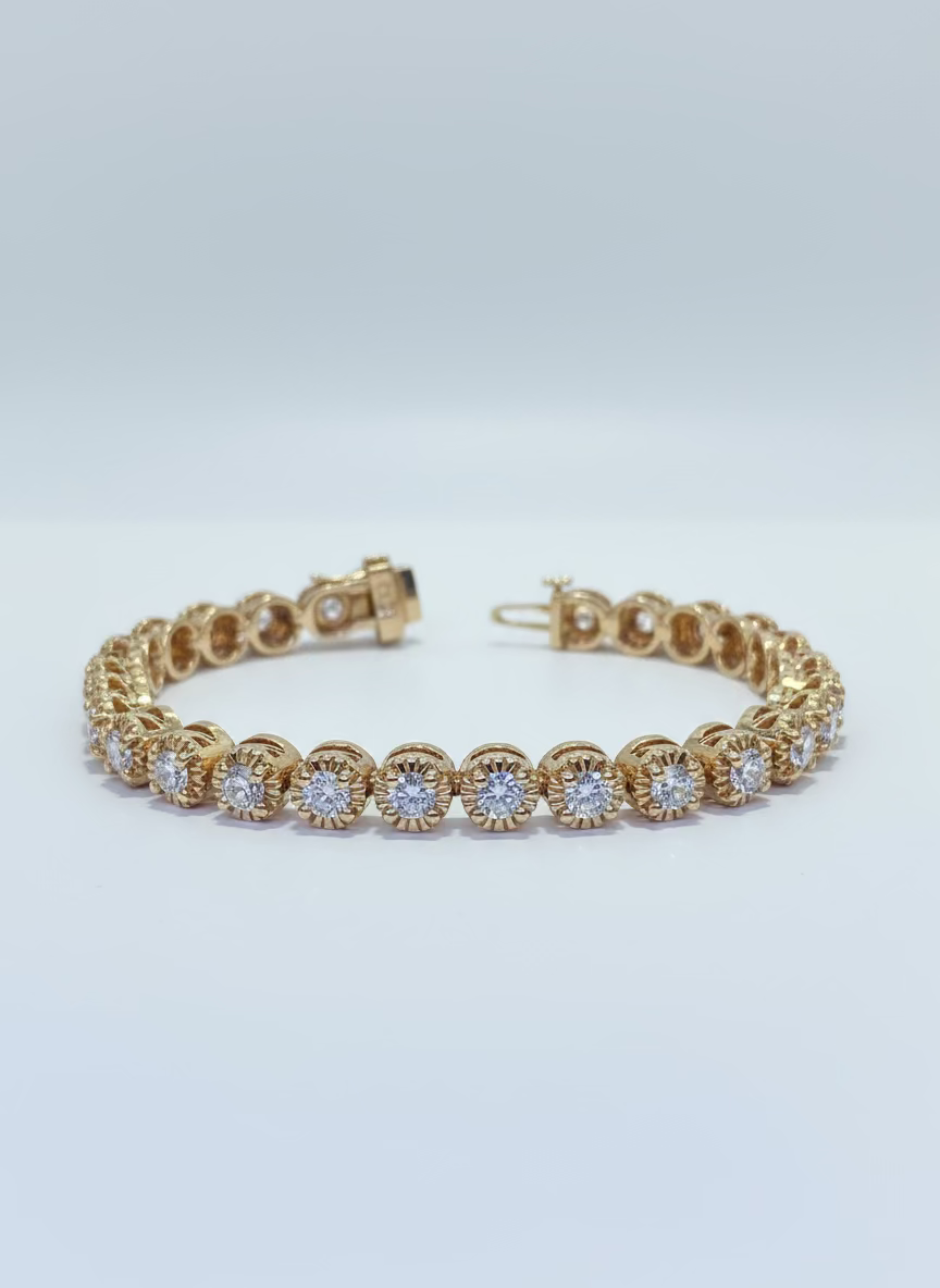
                    Diamond Tennis Bracelet 5.30ct
                  