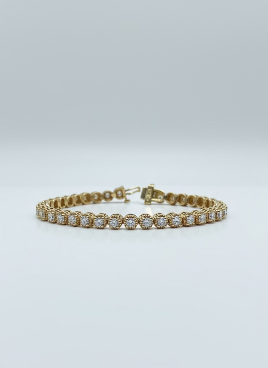 Diamond Tennis Bracelet 4.60ct