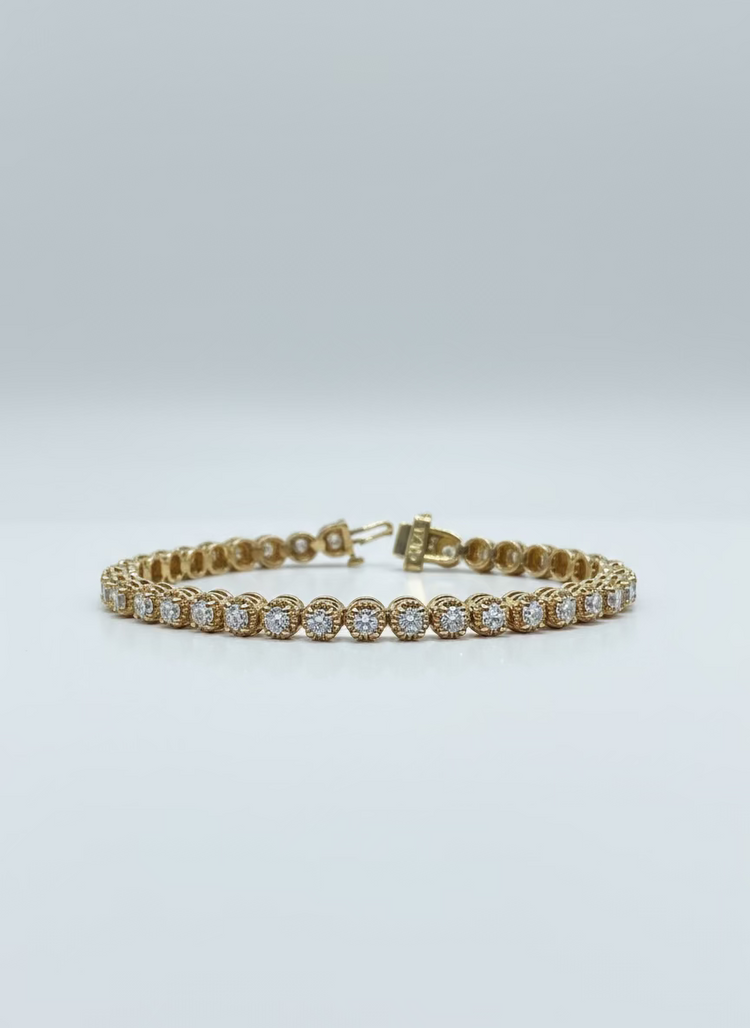 Diamond Tennis Bracelet 4.60ct