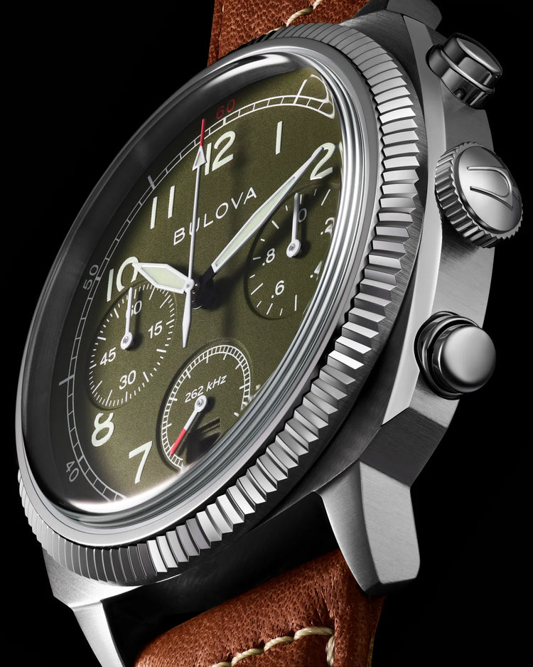 Bulova 96B482 Military angled view