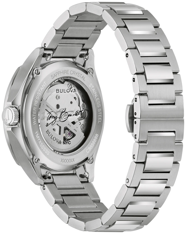 Bulova 96B484 NYC case profile