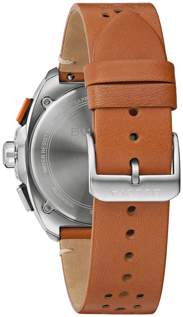 Bulova 98B427 Racer Chronograph case profile