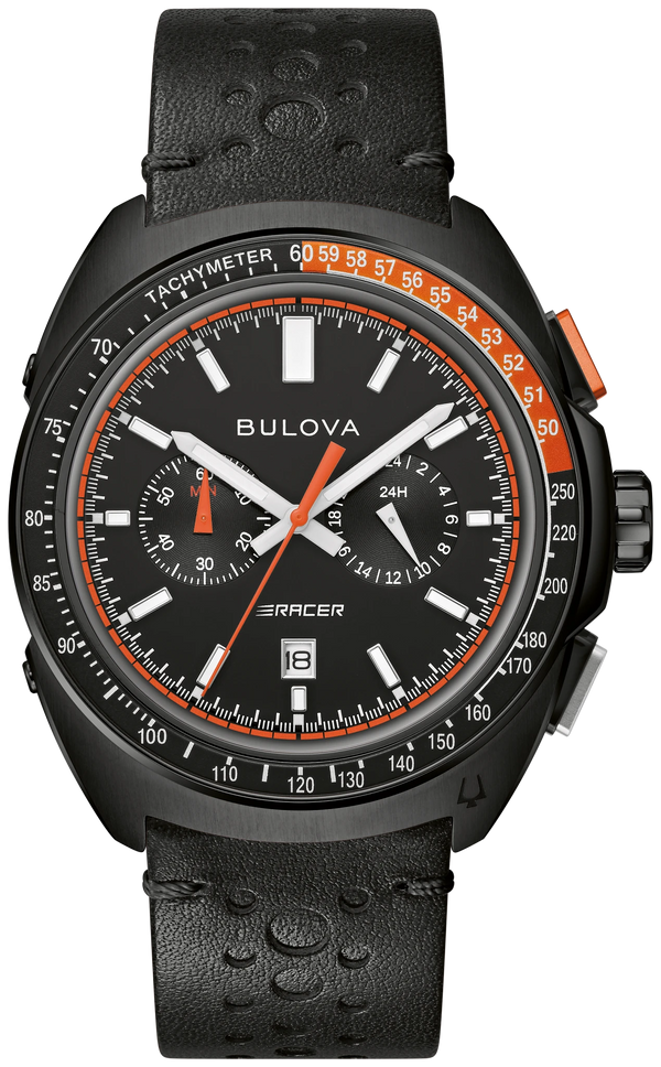 Bulova 98B428 Racer Chronograph all-black - front