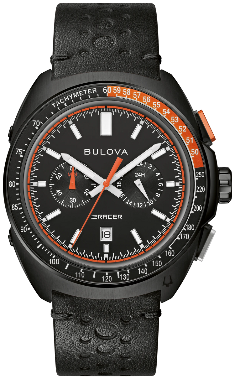 Bulova 98B428 Racer Chronograph all-black - front