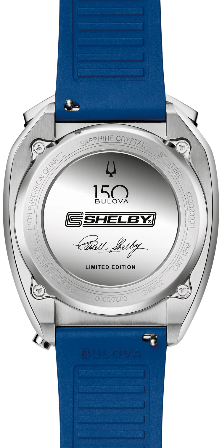 Bulova Shelby 98B452 bullhead case profile