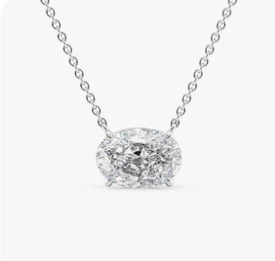 14k white gold