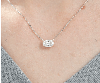 14k white gold