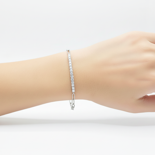 Bracelet on Wrist - Whiter Background