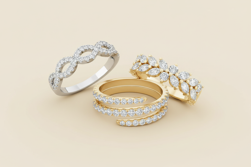 Eternity Rings Asymmetric