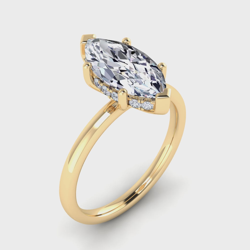 Yellow Gold
Marquise