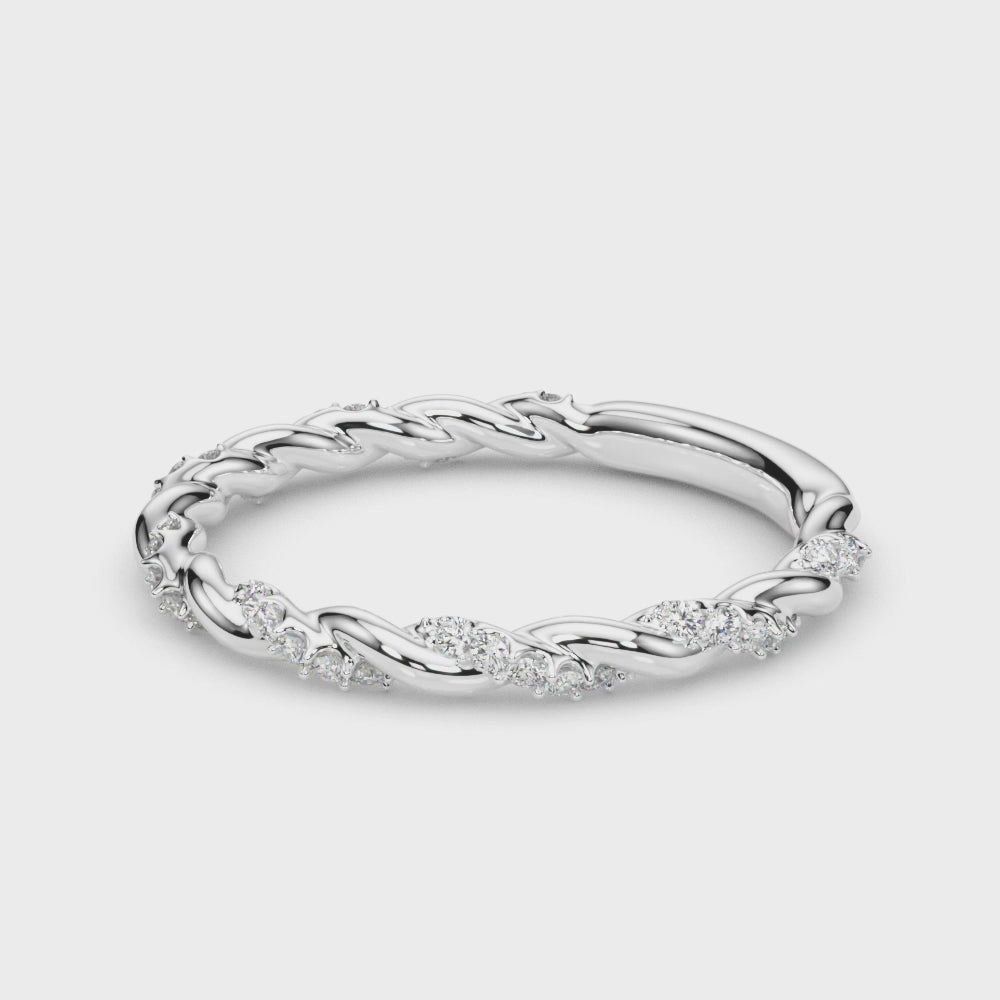 14k white gold