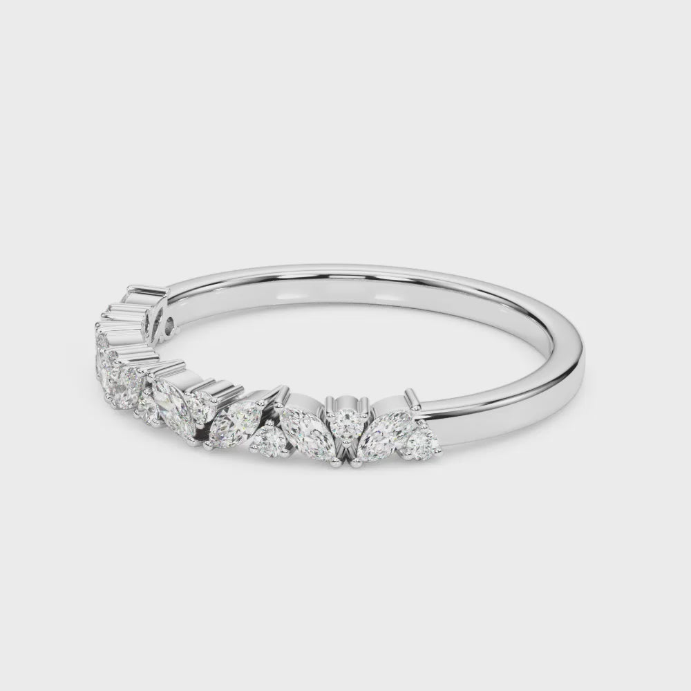 14k white gold
