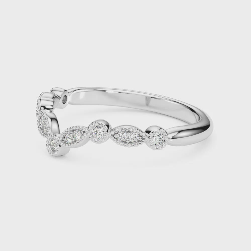 14k white gold