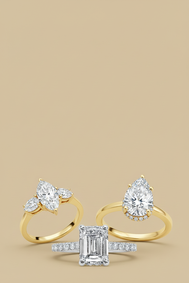 Rings positioned lower with gap